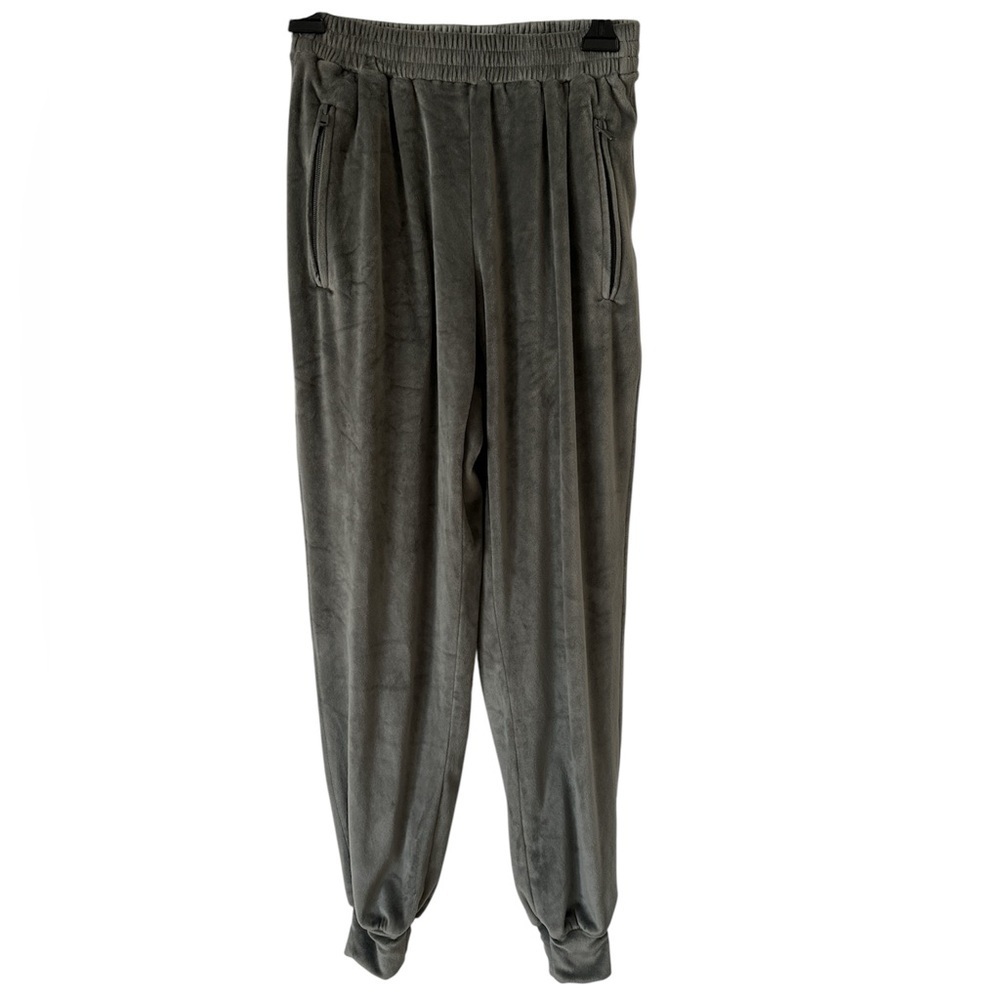 SKIMS Velour gray joggers, size S